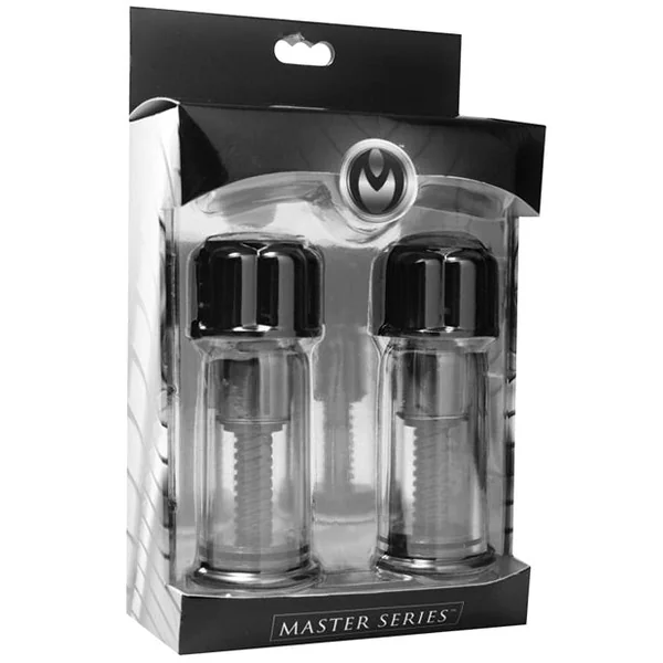 Master Series Maxxx Power Twist Nipple Suckers - Black