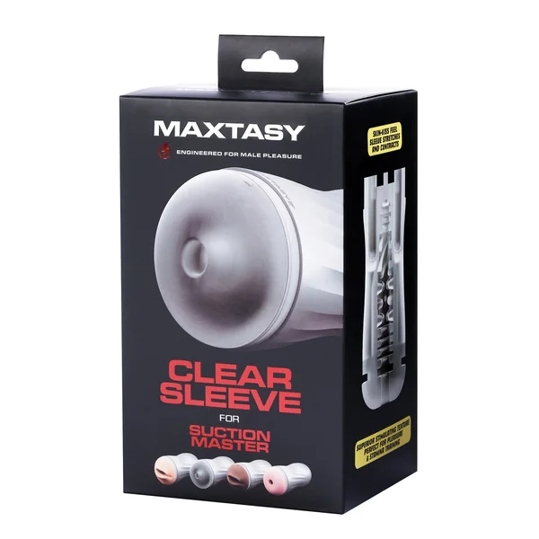 Maxtasy Suction Master Series Sleeve - Standard Clear
