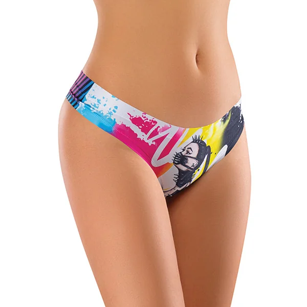 Mememe Cabal Margot Printed Thong Sm
