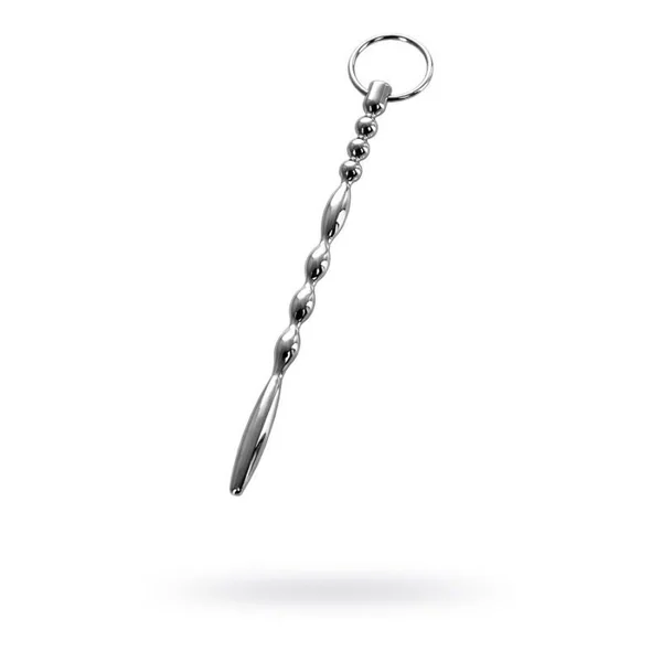 Metal Silver Urethral Plug With Ring