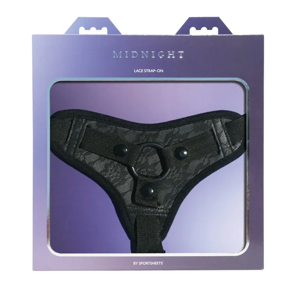 Midnight Lace Strap-on - Black
