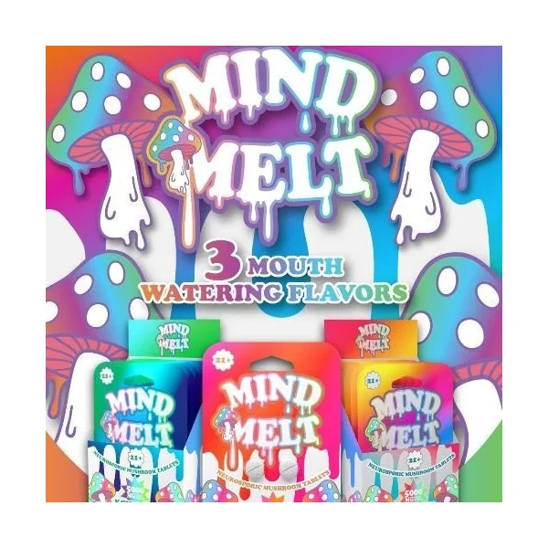 Mind Melt Mushroom Tablets 5000MG Per Pack Kiwi Acai