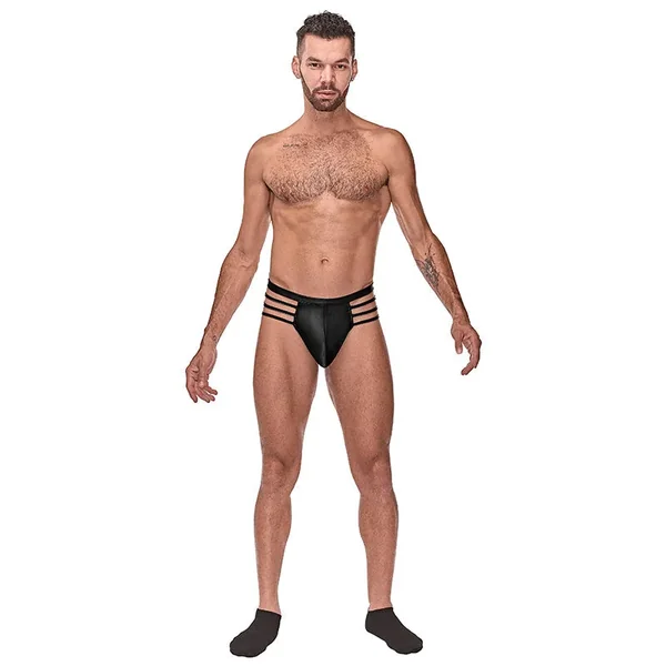 MP Cage Matte Cage Thong Blk LX