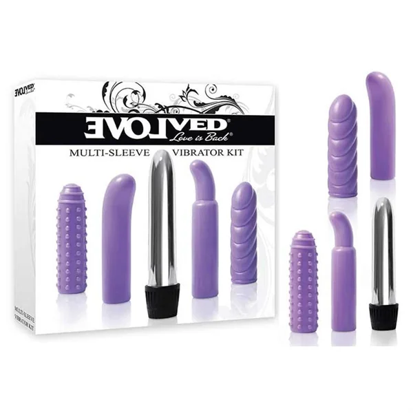 Multi Sleeve Vibrator Kit by Evolved