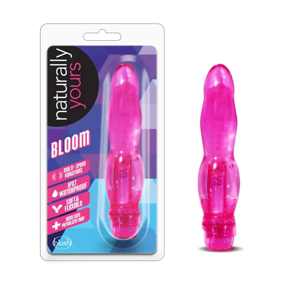 Naturally Yours Bloom Vibrator 6.25" by Blush Novelties