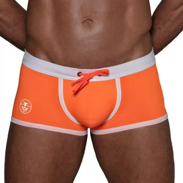 Neon Swim Trunks Orange – Size : L