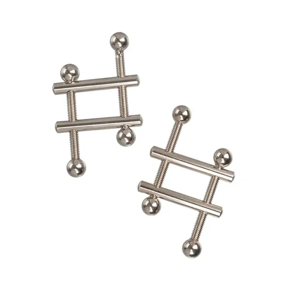 Nipple Grips Crossbar Nipple Vices – Silver