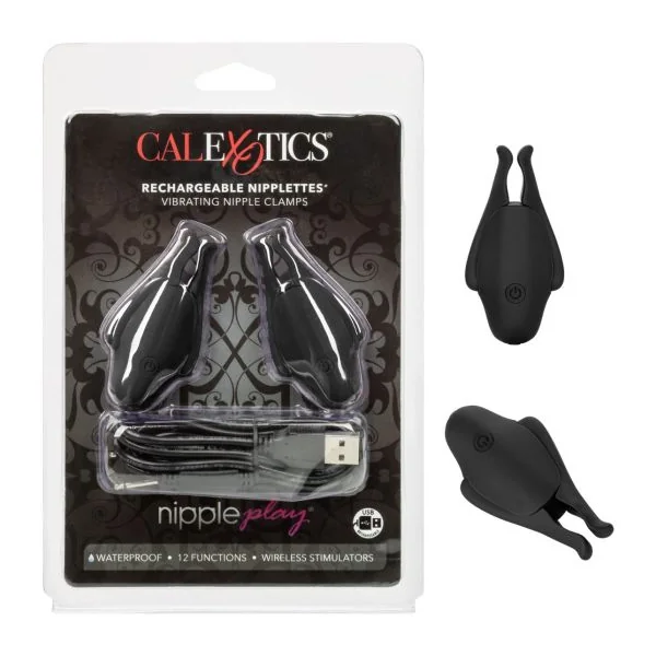 NIPPLE PLAY RECHARGEABLE NIPPLETTES BLACK