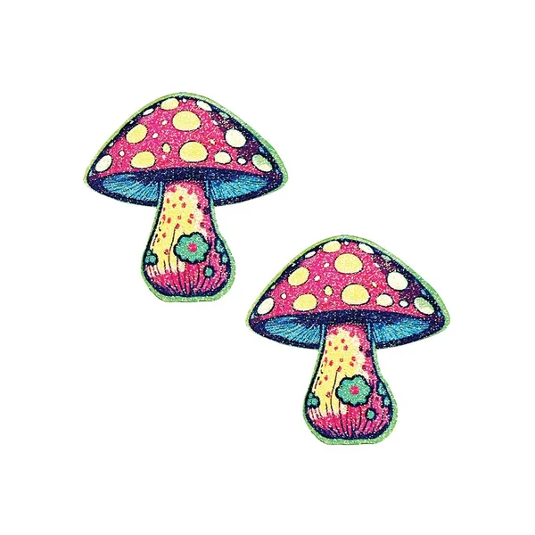 Nipztix Neva Nude Glitter Shroom Pasties