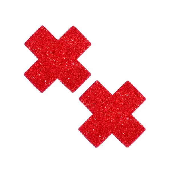 Nipztix Pasties Ravish Me Red Glitter X Factor