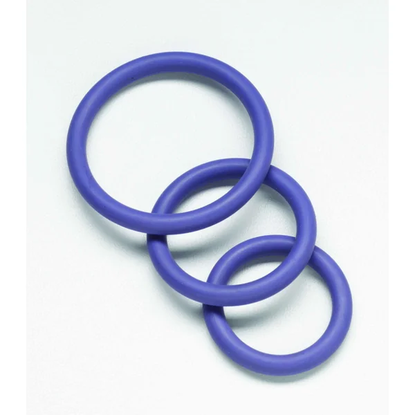 NITRILE COCK RING SET-PURPLE