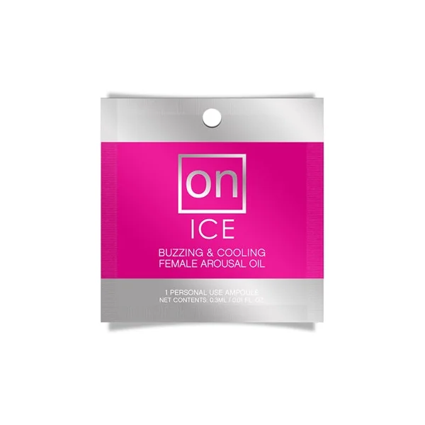 On Ice Buzzing & Cooling Female Arousal Oil - 0.01 Oz. Ampoule