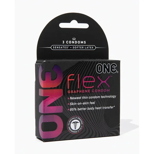 One Flex Ultra-Thin Condoms – Pack of 3