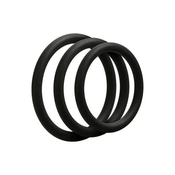 Optimale 3 C Ring Set - Thin - Black