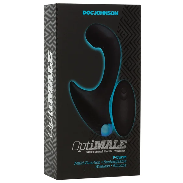 Optimale Vibrating P Massager W-wireless Remote - Black