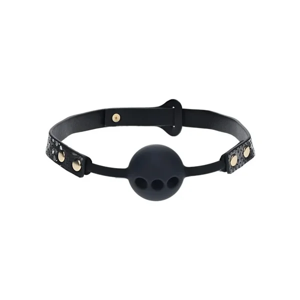 Ouch! Florence Collection Silicone Ball Gag – Black