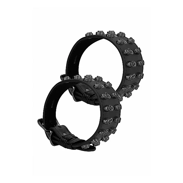 OUCH! SKULLS & BONES ANKLE CUFFS W/ SKULLS