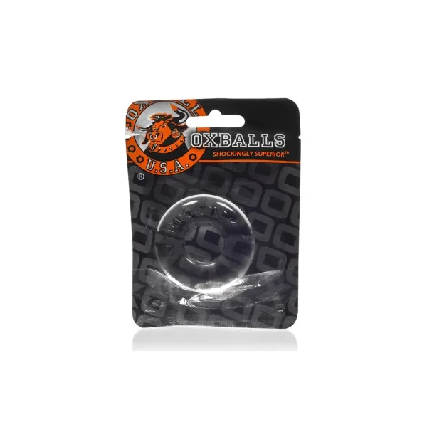 OxBalls Do-Nut-2 Cock Ring, Large, Clear