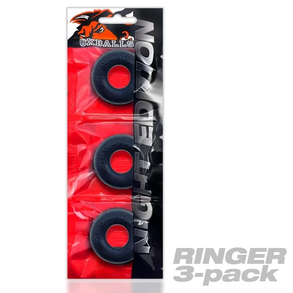 Oxballs Ringer Cockrings - Night Edition + Silicone (3 Pack)