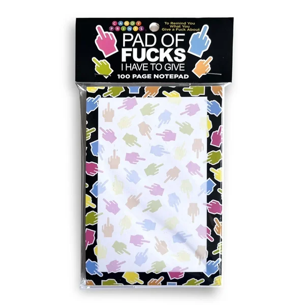 Pad Of Fucks I Have To Give Notepad