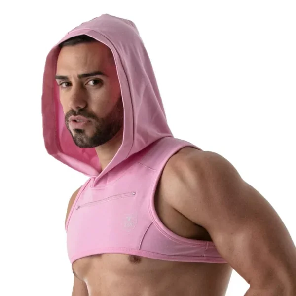 PARIS HOODIE HARNESS PINK – Size : M