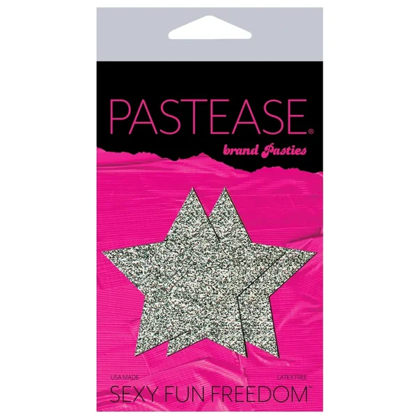Pastease Glitter Star – Silver O/S