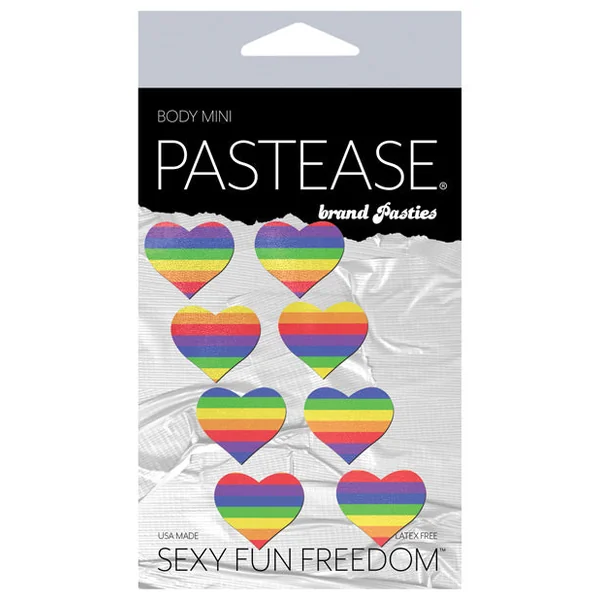 Pastease Mini Rainbow Heart - Pack Of 8 O-s