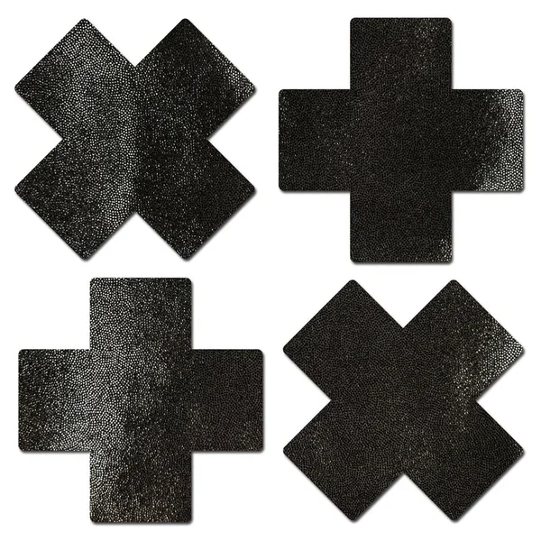 Pastease Petite Plus X Black Cross Pasties