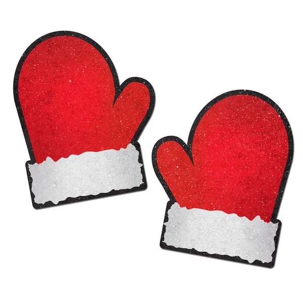PASTEASE SANTA MITTENS