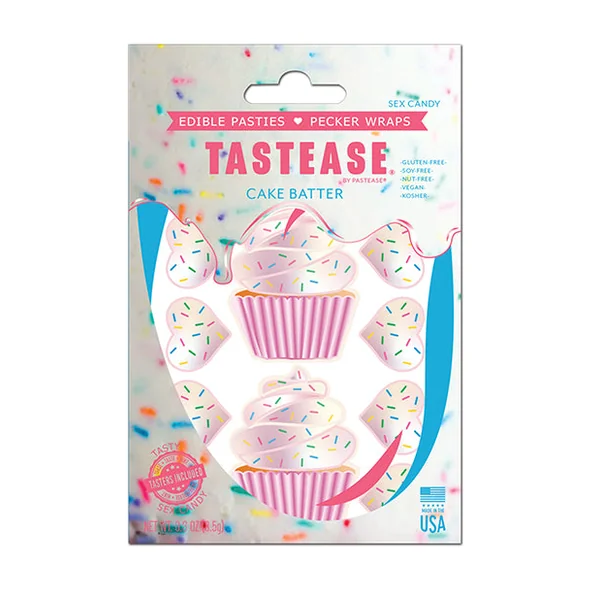 Pastease Tastease Edible Pasties & Pecker Wraps - Cupcake O/S