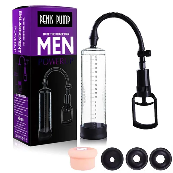 Penis Pump Vacuum – Male Enhancement & Erection Trainer for Men