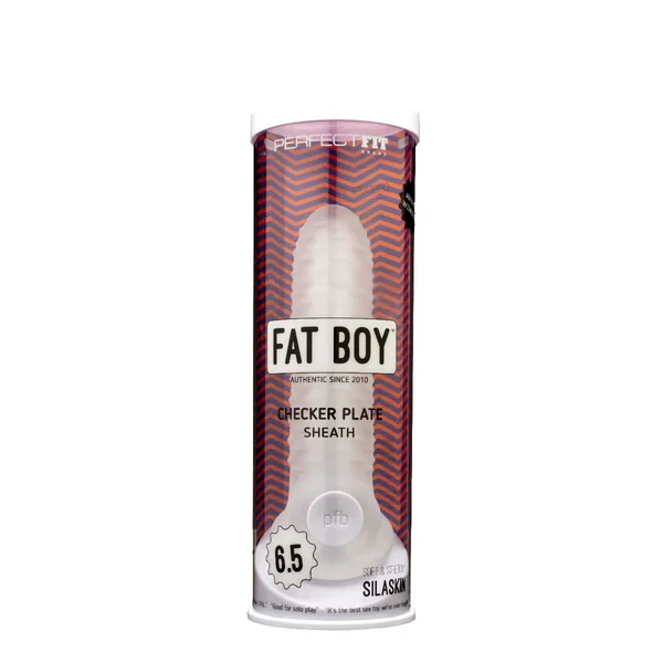 PERFECT FIT FAT BOY CHECKER BOX SHEATH 6.5IN CLEAR
