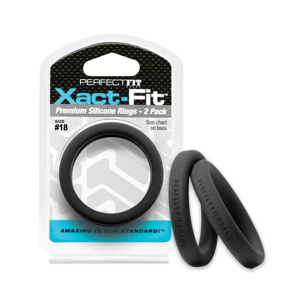 PERFECT FIT XACT-FIT #18 2 PK BLACK