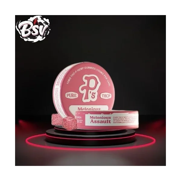 Perfectly Pure P’s 100mg Can THC-P Gummies Melonios Assault