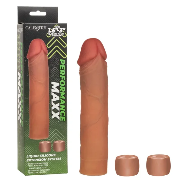 PERFORMANCE MAXX LIQUID SILICONE EXTENSION SYSTEM -BROWN