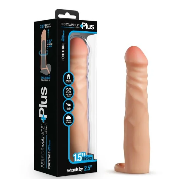 PERFORMANCE PLUS 2.5IN SILICONE PENIS XTENDER BEIGE