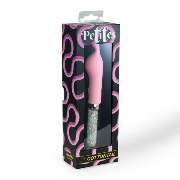 Petites Sparkle Lil Cottontail Glass Vibrator by Petites