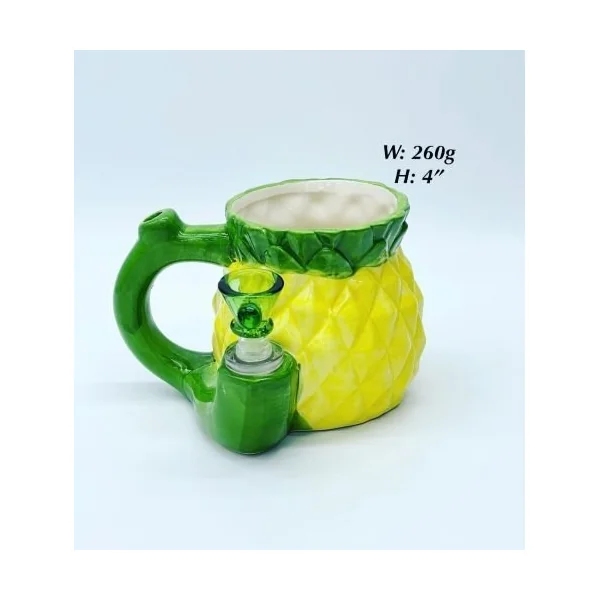 Pineapple Mug Ceramic Water Pipe 0812