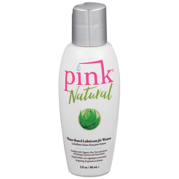 Pink Natural Water Based Lubricant For Women - 2.8 Oz
