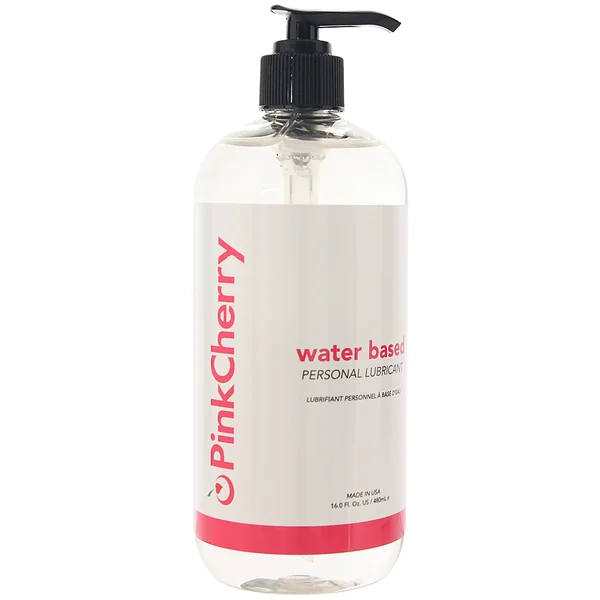 PinkCherry Water Based Lubricant in 16oz/473ml
