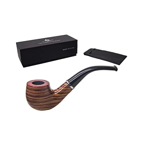 Pipe Wood With Pouch PIP-06W