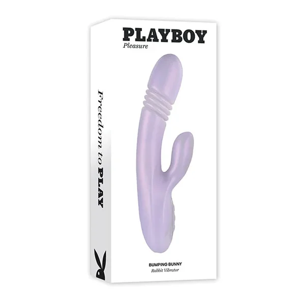 Playboy Pleasure Bumping Bunny Rabbit Vibrator – Opal