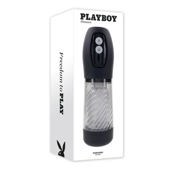 Playboy Whirlwind Rechargeable Thrusting and Spinning Stroker