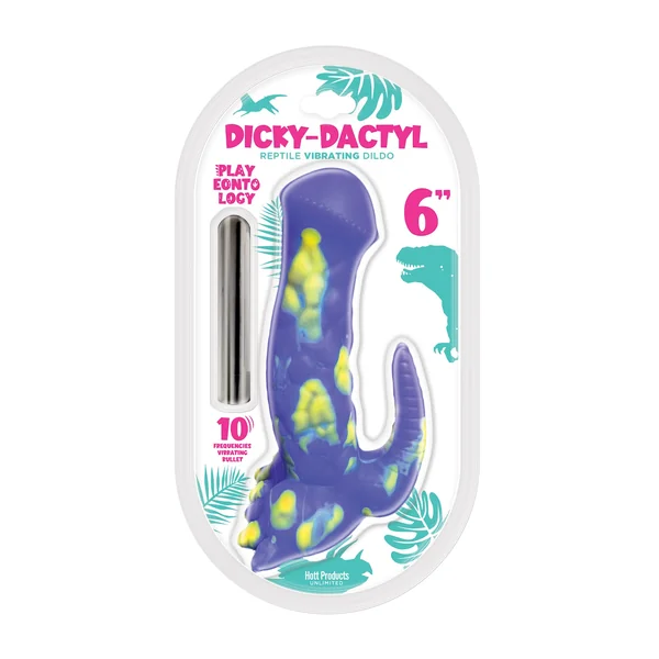 PLAYEONTOLOGY SERIES 6 IN DICKYDACTYL VIBRATING DILDO
