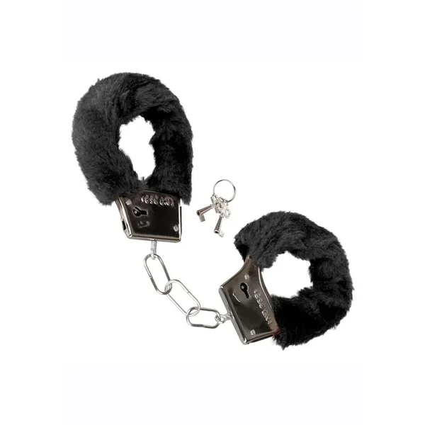 Playful Furry Cuffs – Black
