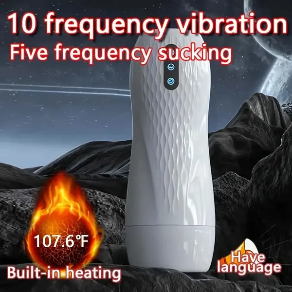 Pleasure 5 Suction 10 Vibration 3-Language Voice Automatic Masturbator