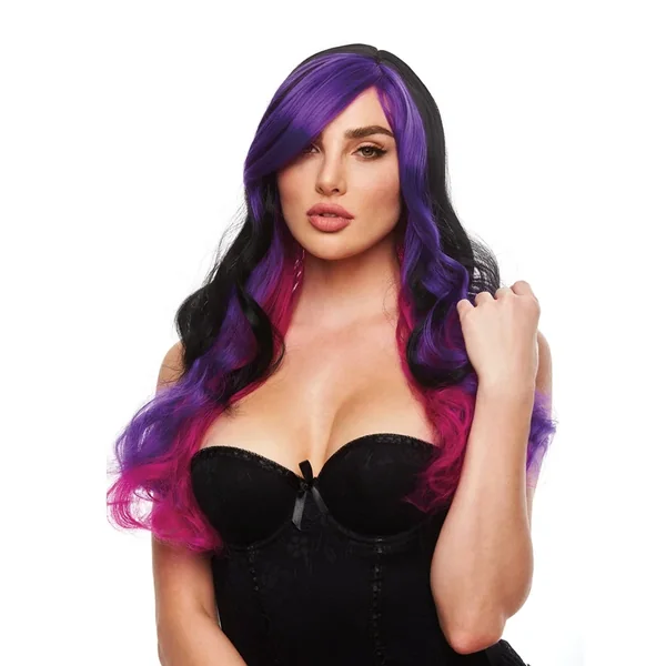 Pleasure Wigs Brandi – Black/Purple