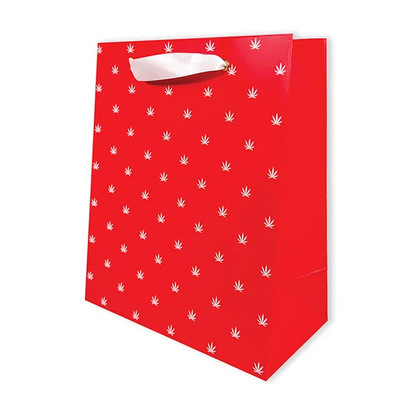Polka Pot Gift Bag - Red/white