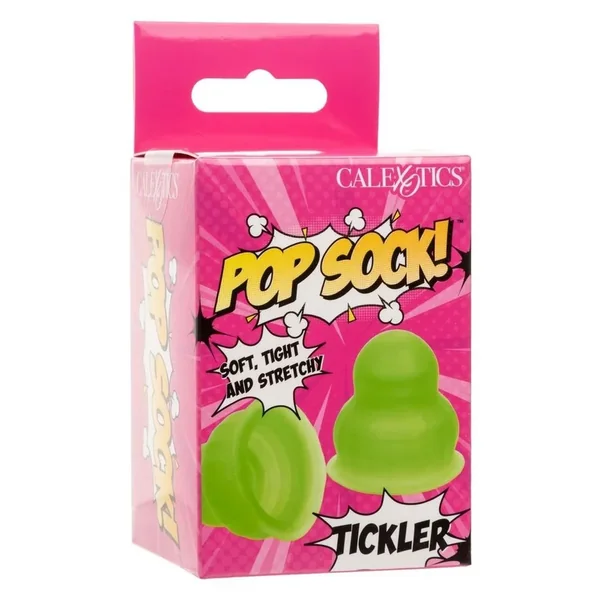 Pop Sock Tickler Reversible Textured Stroker