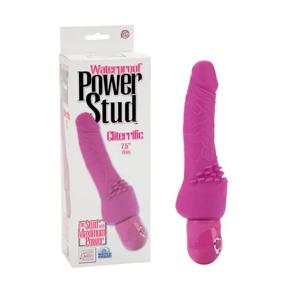 POWER STUD CLITTERIFIC PINK